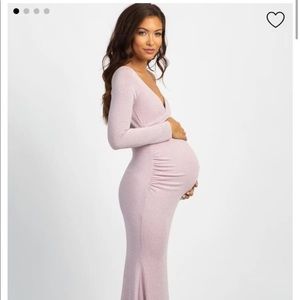 Pink blush Maternity dress